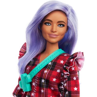 Boneca Barbie Cabelo Roxo - Profissões Cabeleireira - Mattel - Ri Happy