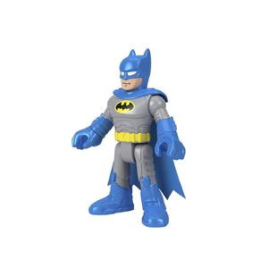 Boneco Imaginext DC Super Friends - Batman Cinza com Capa Azul - Ri Happy