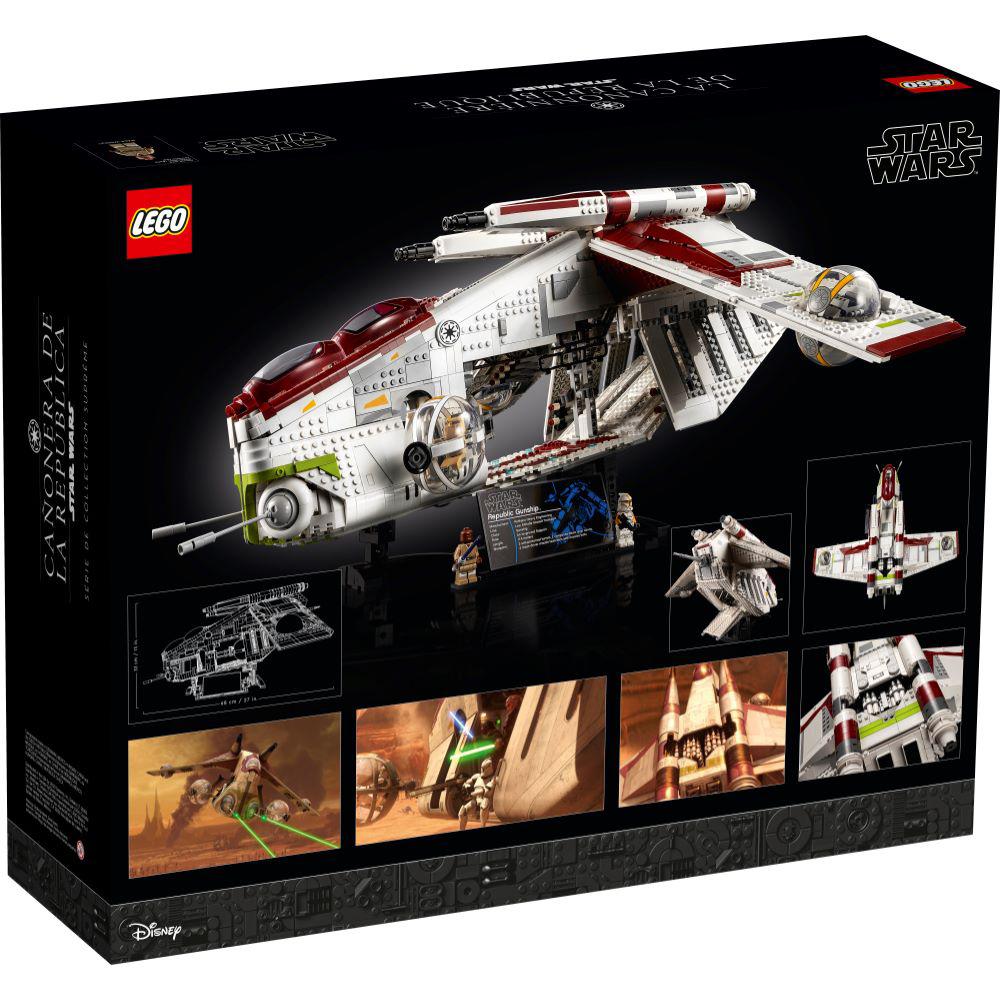 Confira LEGO - Star Wars - Gunship da República - 75309