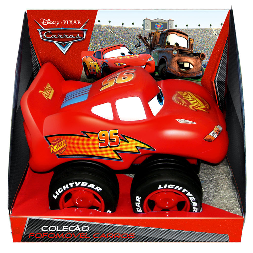 Carro Fofomóvel - Disney Cars - Relâmpago McQueen - Lider