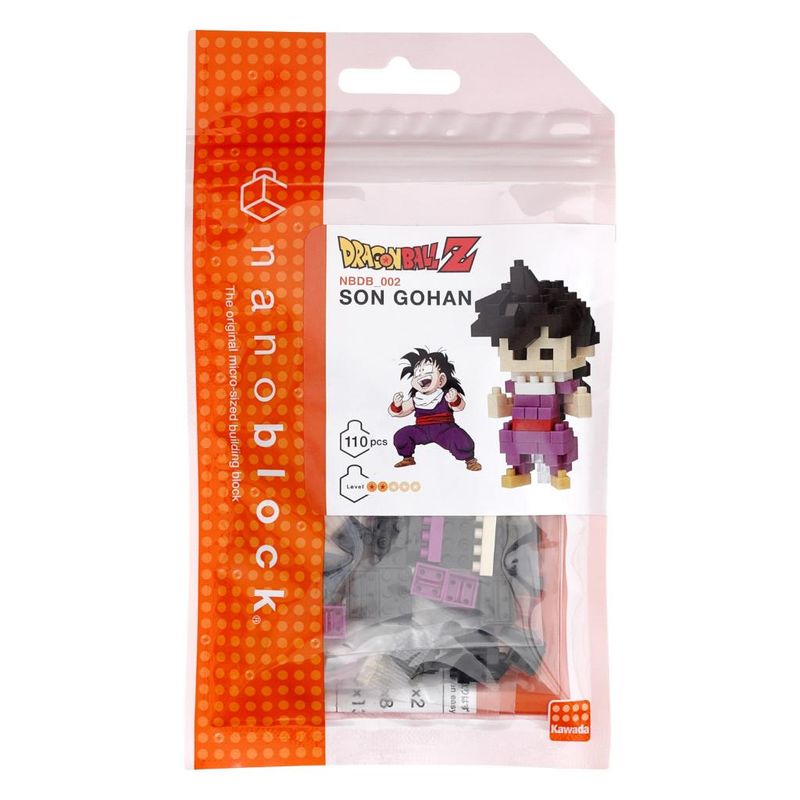 Bloco-de-Montar---Mattel---Dragon-Ball-Z---Nanoblock---Gohan---18-cm-1