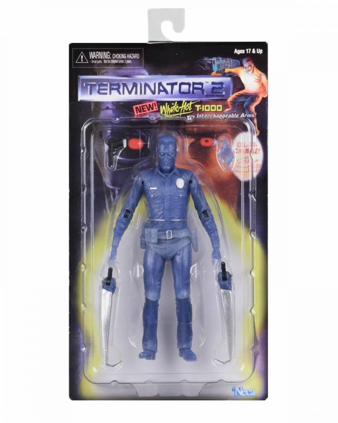 Action Figure - Exterminador do futuro 2 - White-Hot T1000