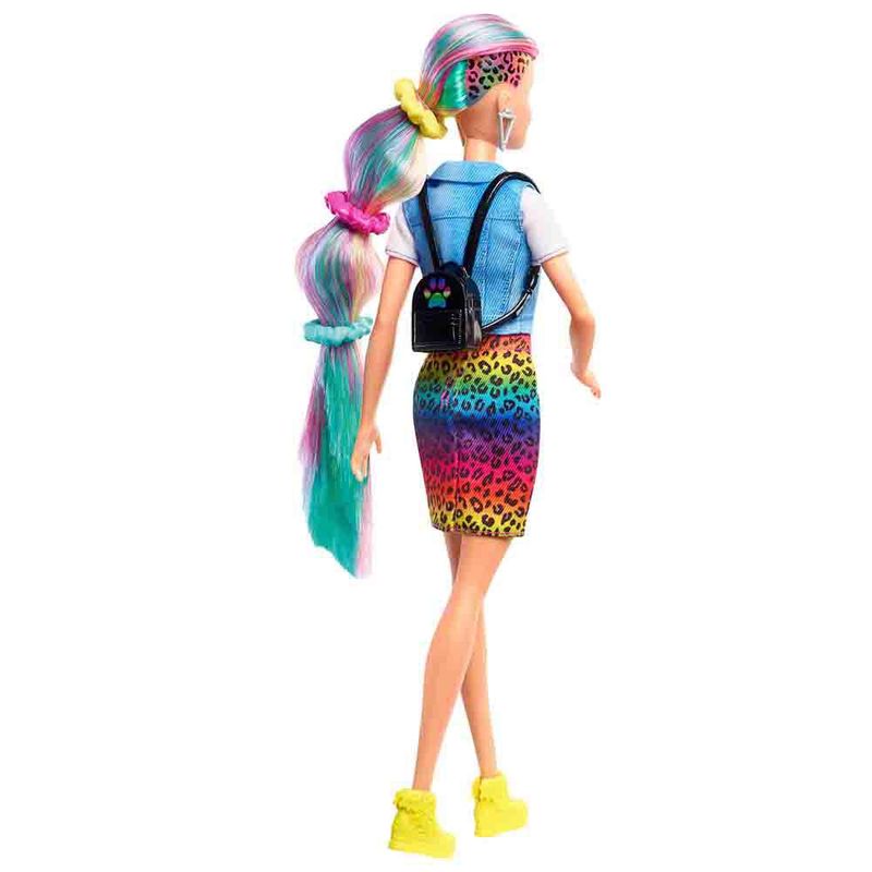 Boneca---Barbie---Penteado-Arco-Iris---Animal-Print-Loira---30Cm---Mattel-4