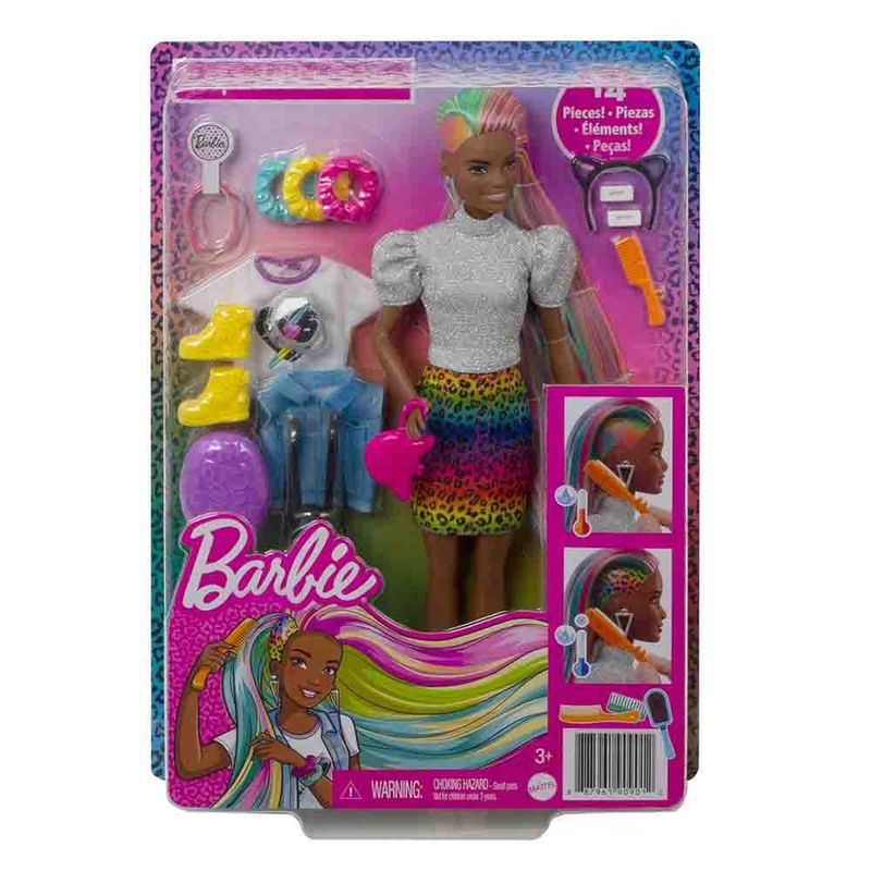 Boneca---Barbie---Penteado-Arco-Iris---Animal-Print-Morena---30Cm---Mattel-7