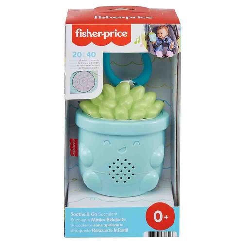Brinquedo Relaxante Infantil - Soothe and Go Suculenta - Fisher-Price - 24 cm