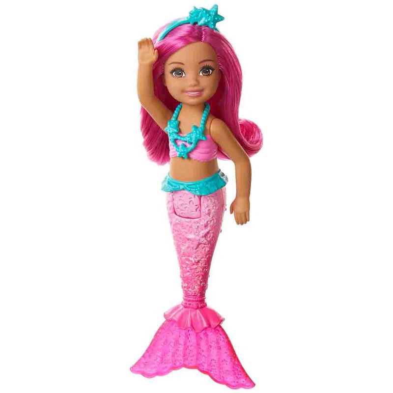 Boneca---Barbie-Dreamtopia---Chelsea-Sereia---Rosa---16cm---Mattel-0