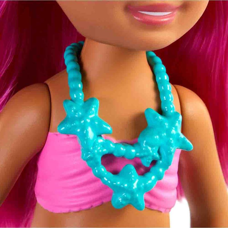 Boneca---Barbie-Dreamtopia---Chelsea-Sereia---Rosa---16cm---Mattel-3