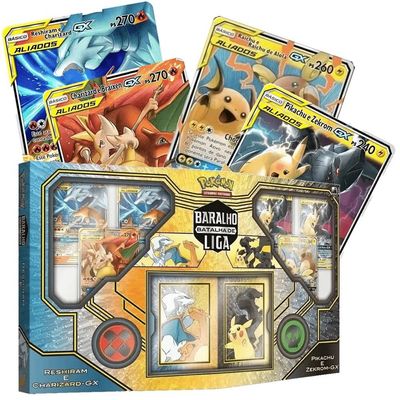 Box Cartas Pokémon Baralho Batalha de Liga Palkia VAstro - Ri Happy