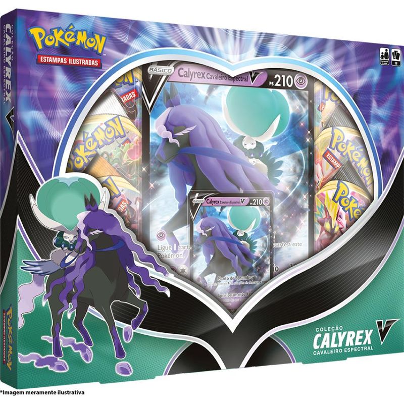 Jogo-de-Cartas---Box-Pokemon---Pokemon---Calyrex-Cavaleiro-Espectral-V---2-ou-Mais-Jogadores---Copag-0