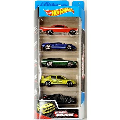 Hot Wheels - kit c/ 5 carrinhos - VELOZES E FURIOSOS - Ri Happy