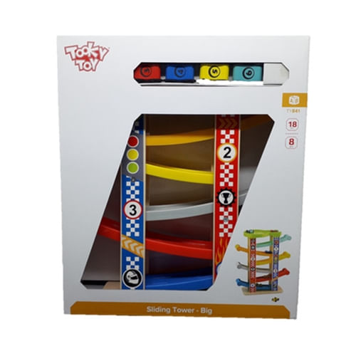 Peggui Brinquedos - Torre de Carros, da Tooky Toy - Brinquedo de