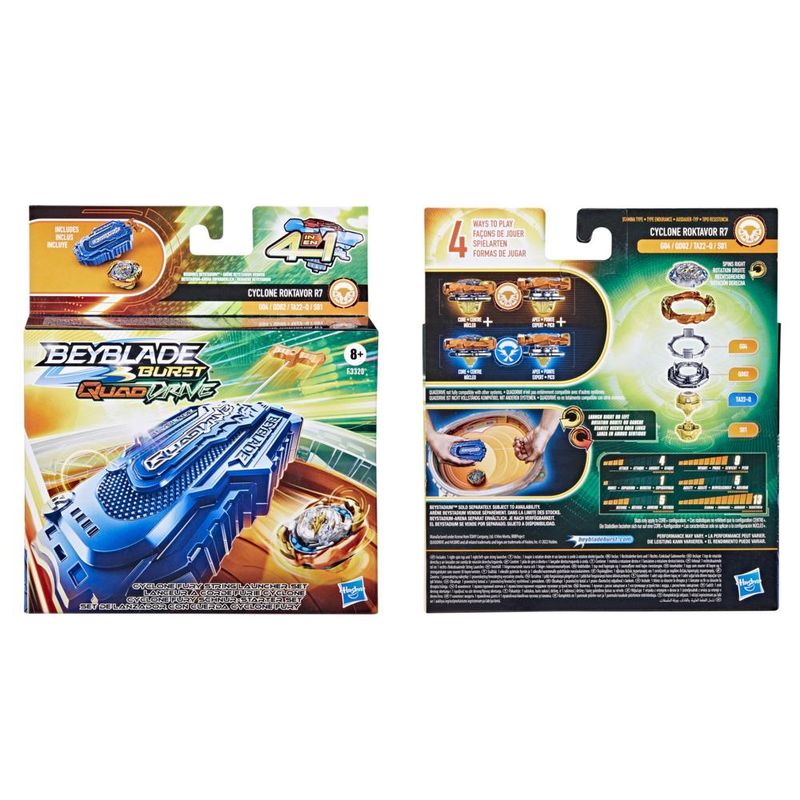 Lançador e Pião de Batalha - Beyblade - Quad Drive - Hasbro