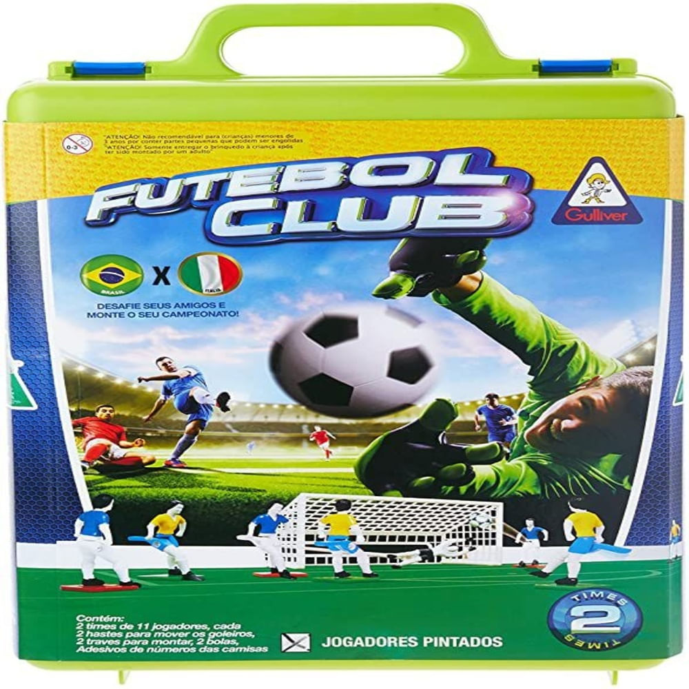 Brinquedo Jogo Futebol Club Gulliver 2 Times Seleções Brasil X