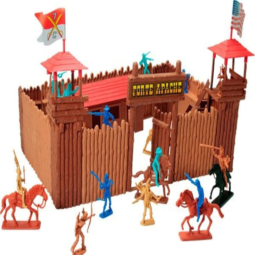 Maleta Forte Apache Batalha Luxo Far West Gulliver 062 - Ri Happy