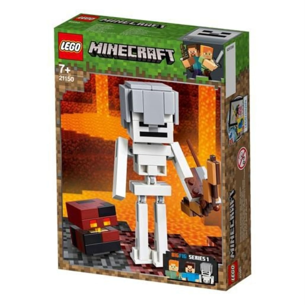 LEGO Minecraft - Grande Esqueleto com o Cubo Magma