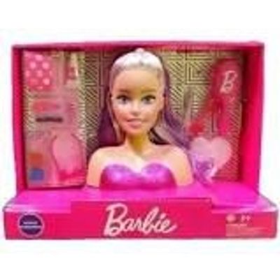 Boneca Busto da Barbie Maquiagem Styling Faces - Pupee 1265 - Ri Happy