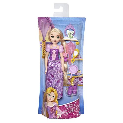 Boneca Princesa  Rapunzel com acessórios Roxa - Hasbro E3048