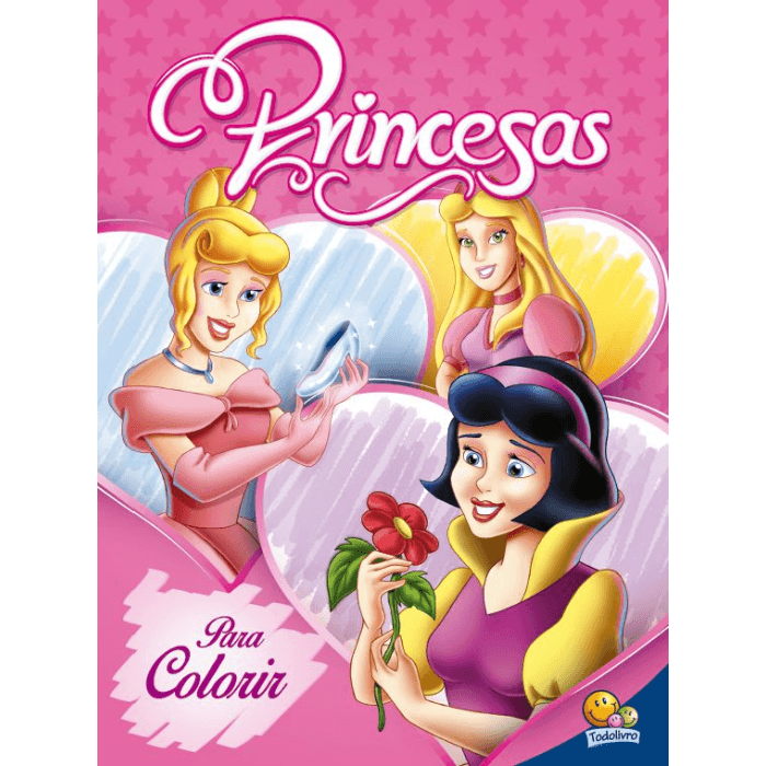 Livro Princesas Para Colorir Todolivro - papelariamalibu