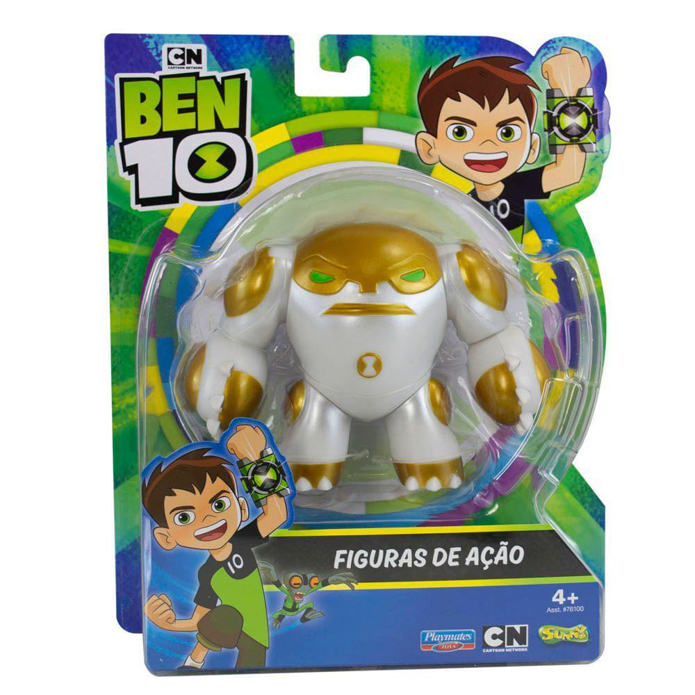 Ben 10 Figuras De Ação Bala De Canhão Dourado Sunny 1750 Ri Happy