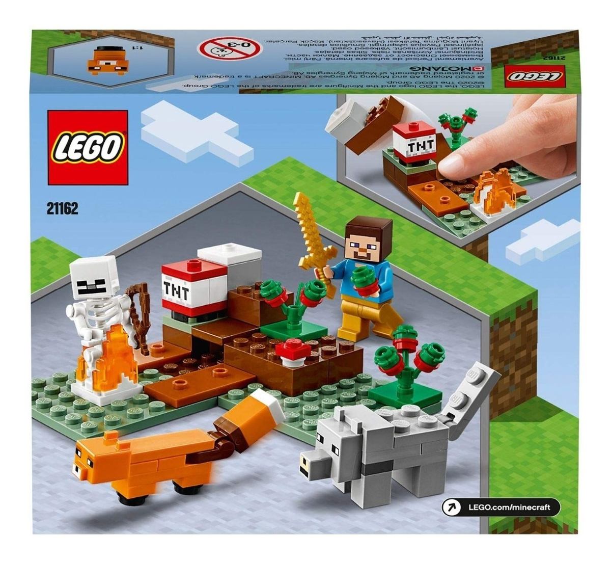 Lego Minecraft Aventura em Taiga - 21162 - Ri Happy