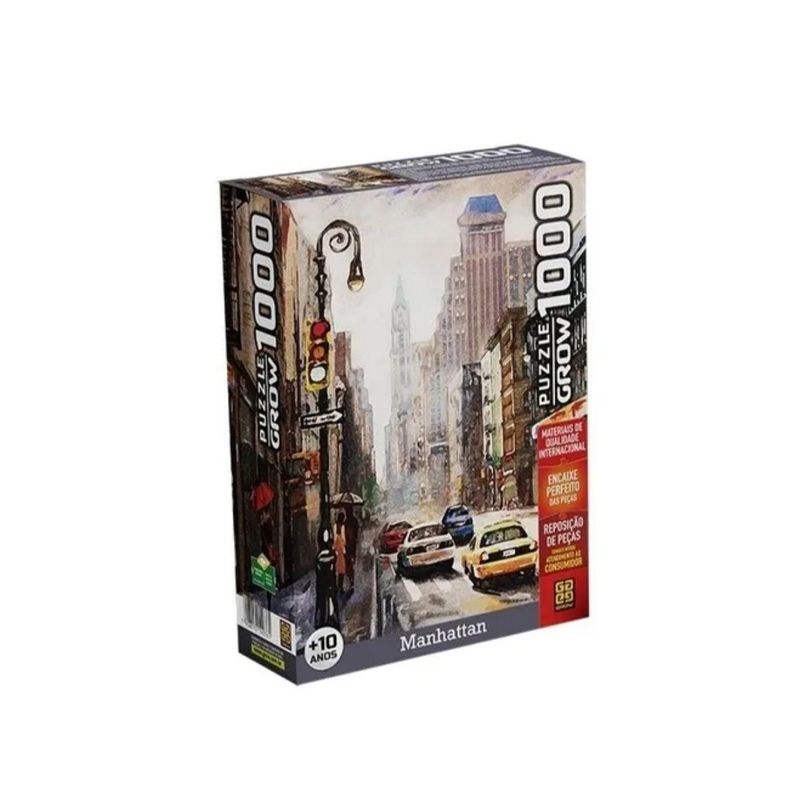 Quebra-Cabeça Manhattan 1000 Peças - Grow 4036 - Ri Happy