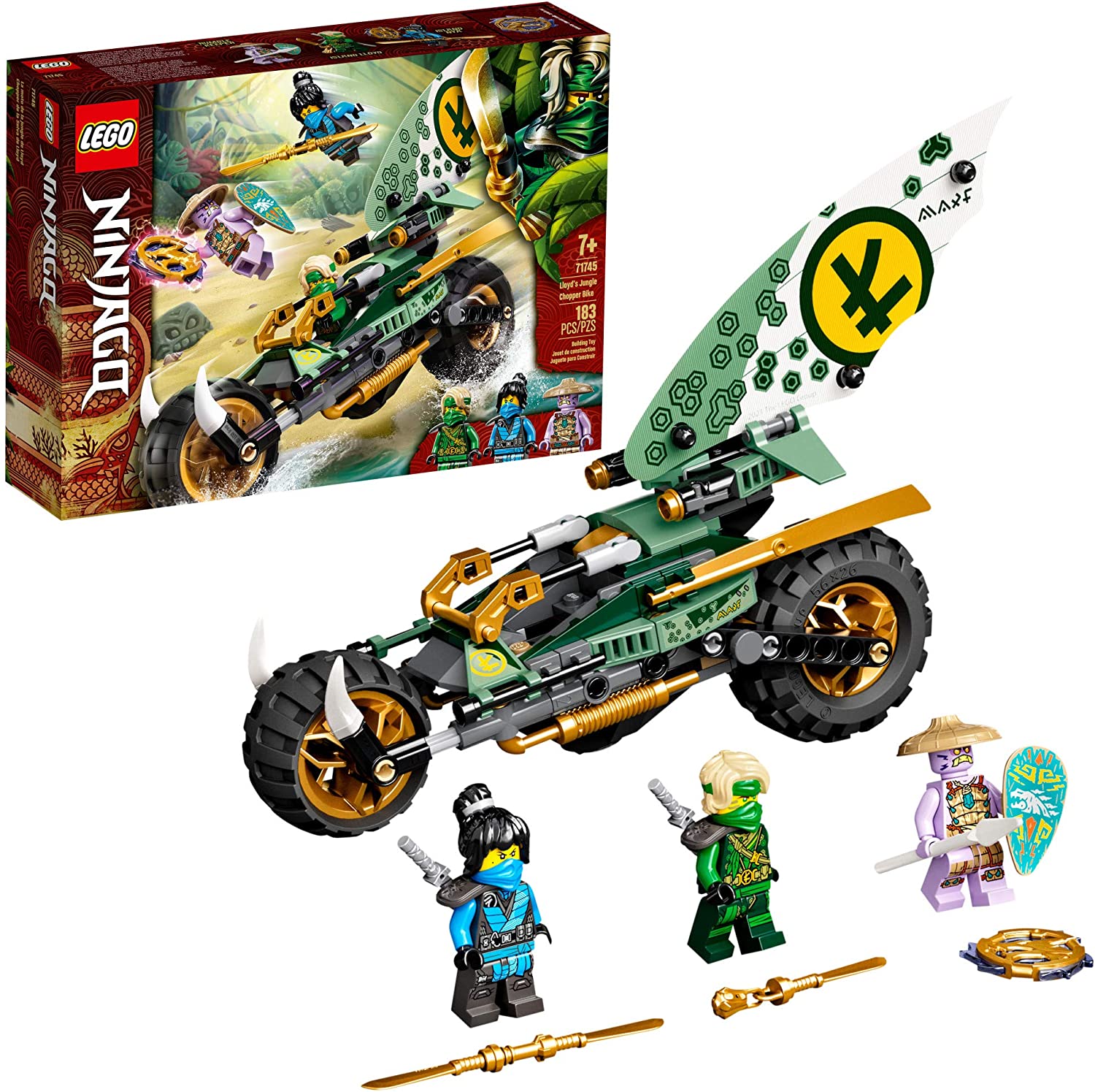 Lego Ninjago Lloyds Jungle Chopper Bike - Lego 71745 - Ri Happy