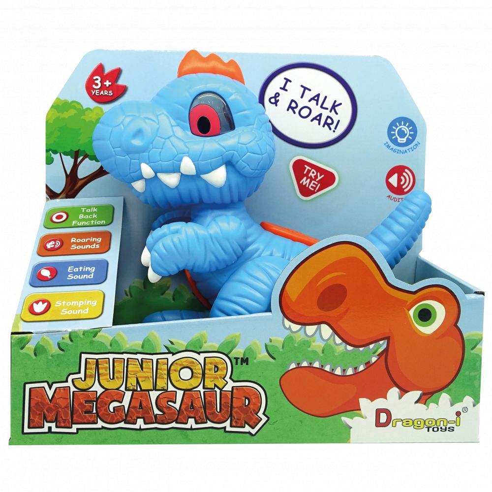 Dino Junior Mega Sauro Interativo com Som e Falar - Fun - PBKIDS