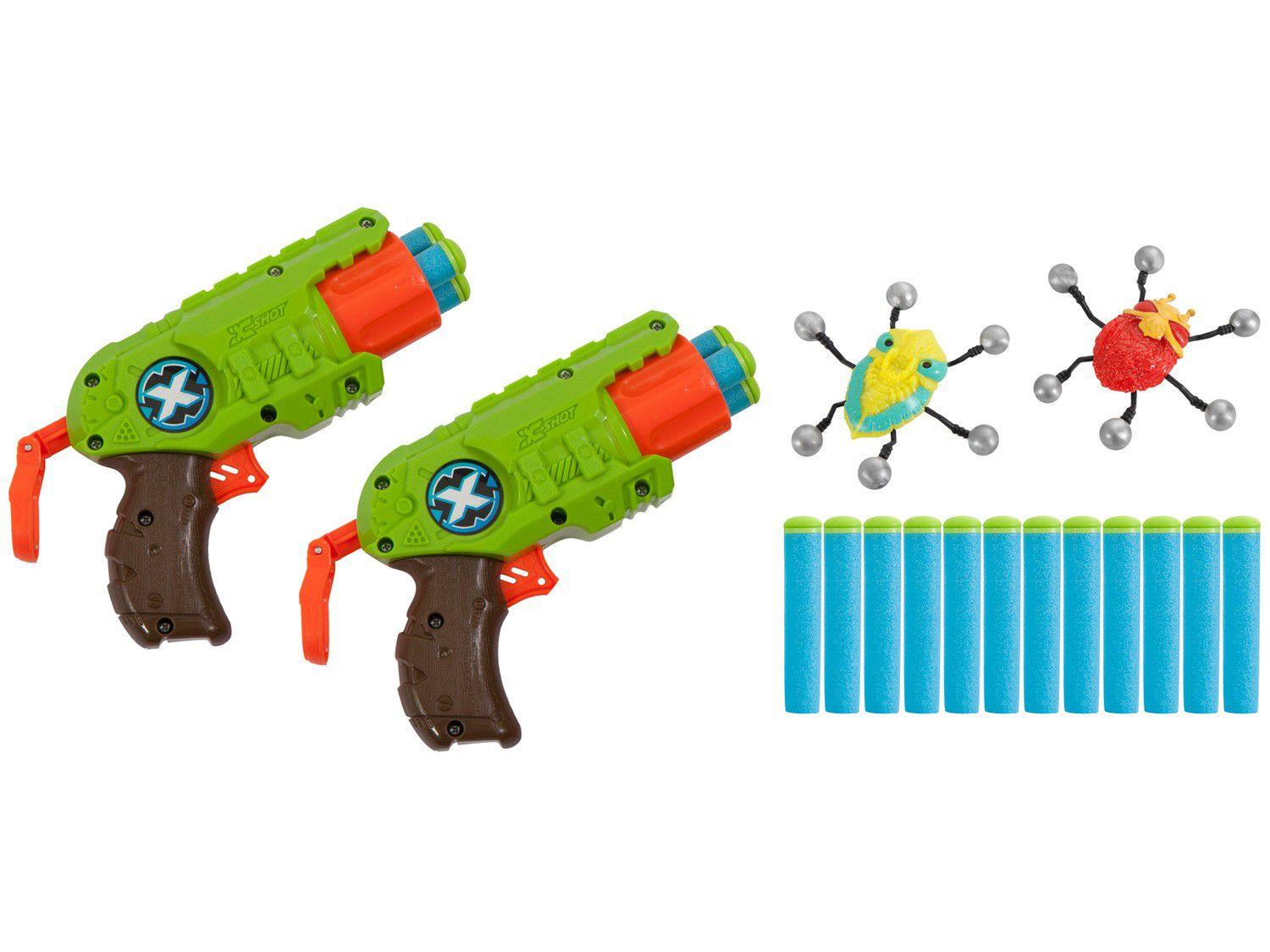 Conjunto Lançadores X-Shot Bug Attack Double Predator - Candide