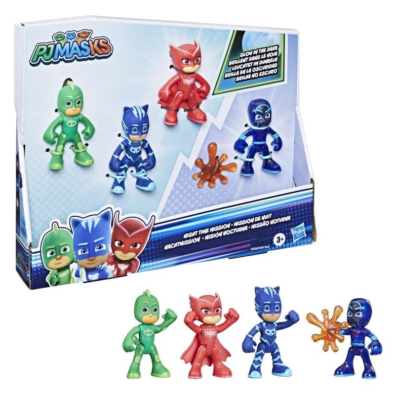 Kit-Bonecos---PJ-Masks---Herois-e-Viloes---Missao-Noturna---Hasbro-2