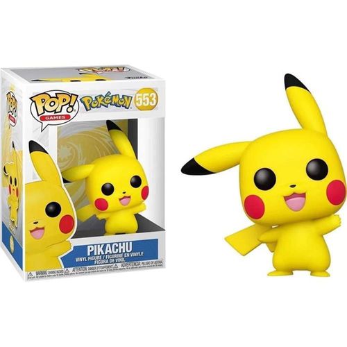 Boneco Funko Pop! Anime Pokemon Pikachu Waving 553