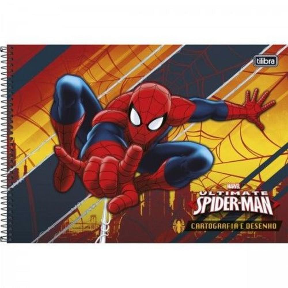 Caderno de Desenho Espiral / Capa Dura - Homem Aranha