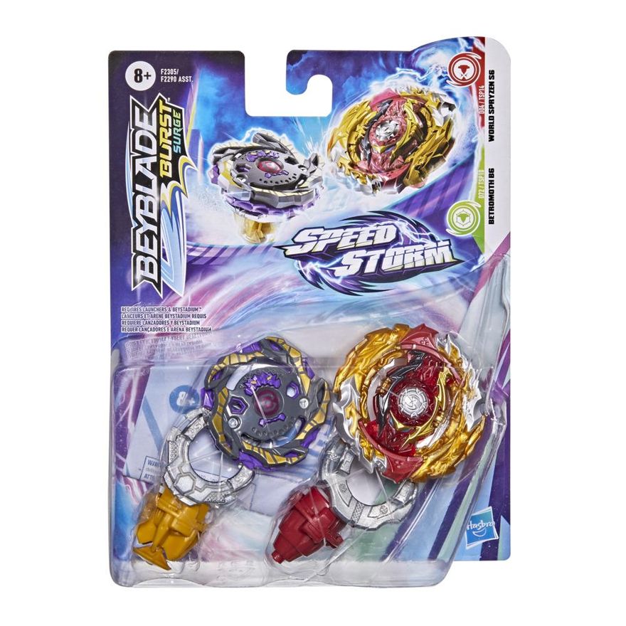 Beyblade SpeedStorm Pack - Betromoth B6 W Spryzen S6 - PBKIDS