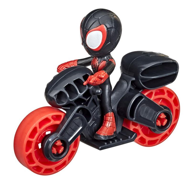 Boneco-com-Moto---Disney-Junior---Marvel---Amazing-Friends---Miles-Morales---6cm---Hasbro-3