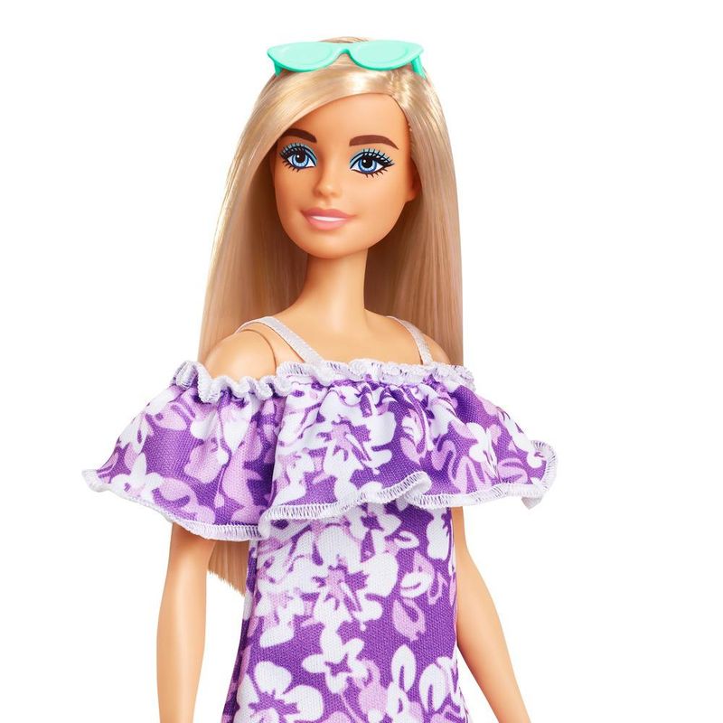 Boneca---Barbie-Malibu---Aniversario-de-50-anos---The-Ocean---Vestido-Floral-com-Babado---Mattel-2