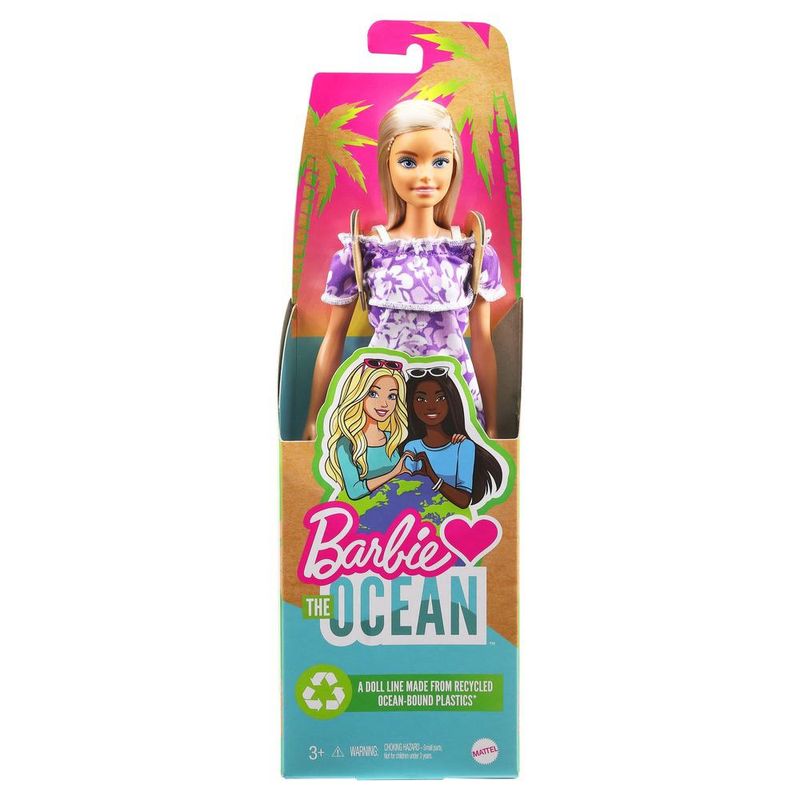 Boneca---Barbie-Malibu---Aniversario-de-50-anos---The-Ocean---Vestido-Floral-com-Babado---Mattel-4