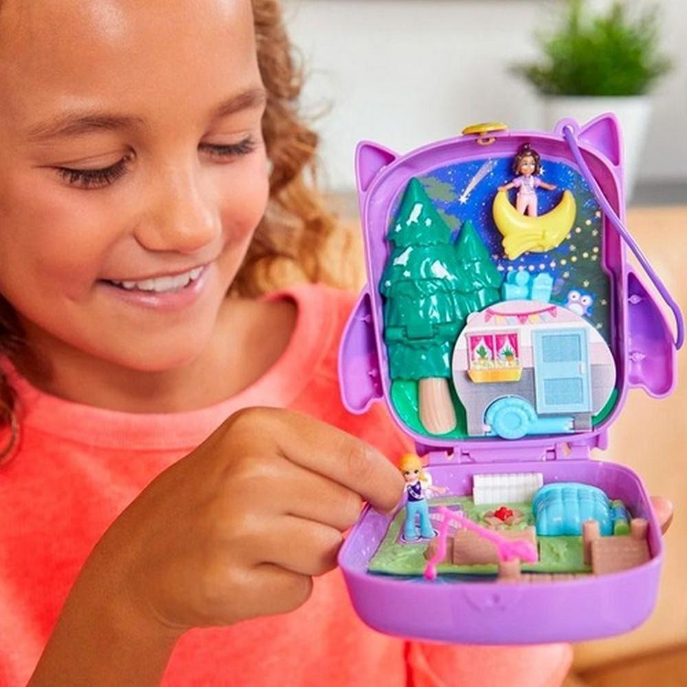 Polly Pocket - Carro de Acampar - Mattel - Ri Happy