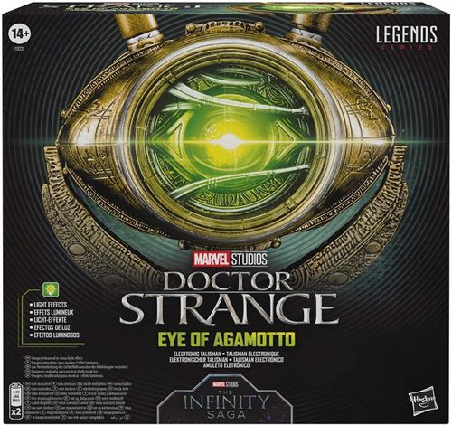 Marvel Legends Series Doutor Estranho - Talismã Eletrônico Olho de Agamotto Edição Luxo