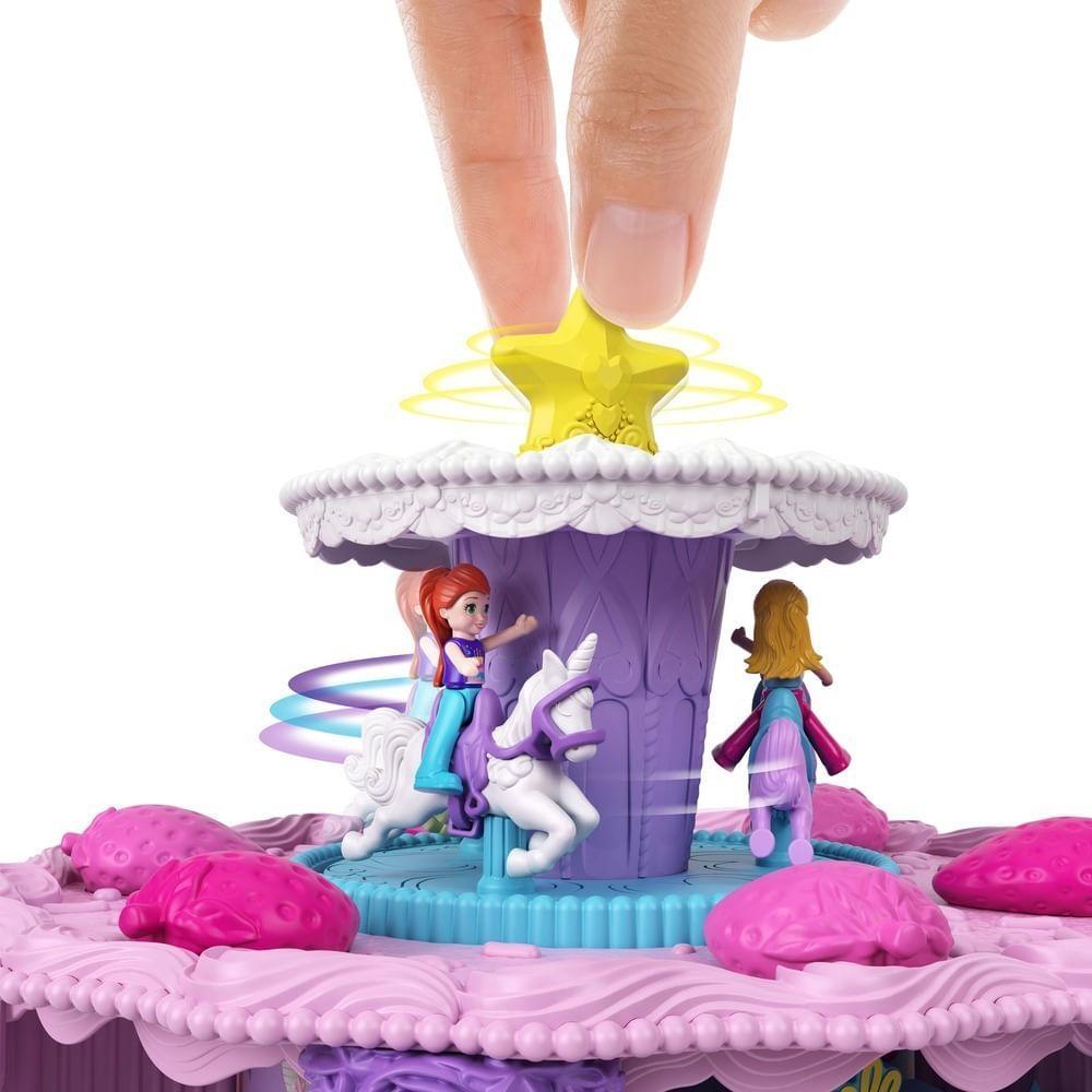 Boneca Polly Pocket Mini Aniversário De Bichinhos Magico - Alfabay