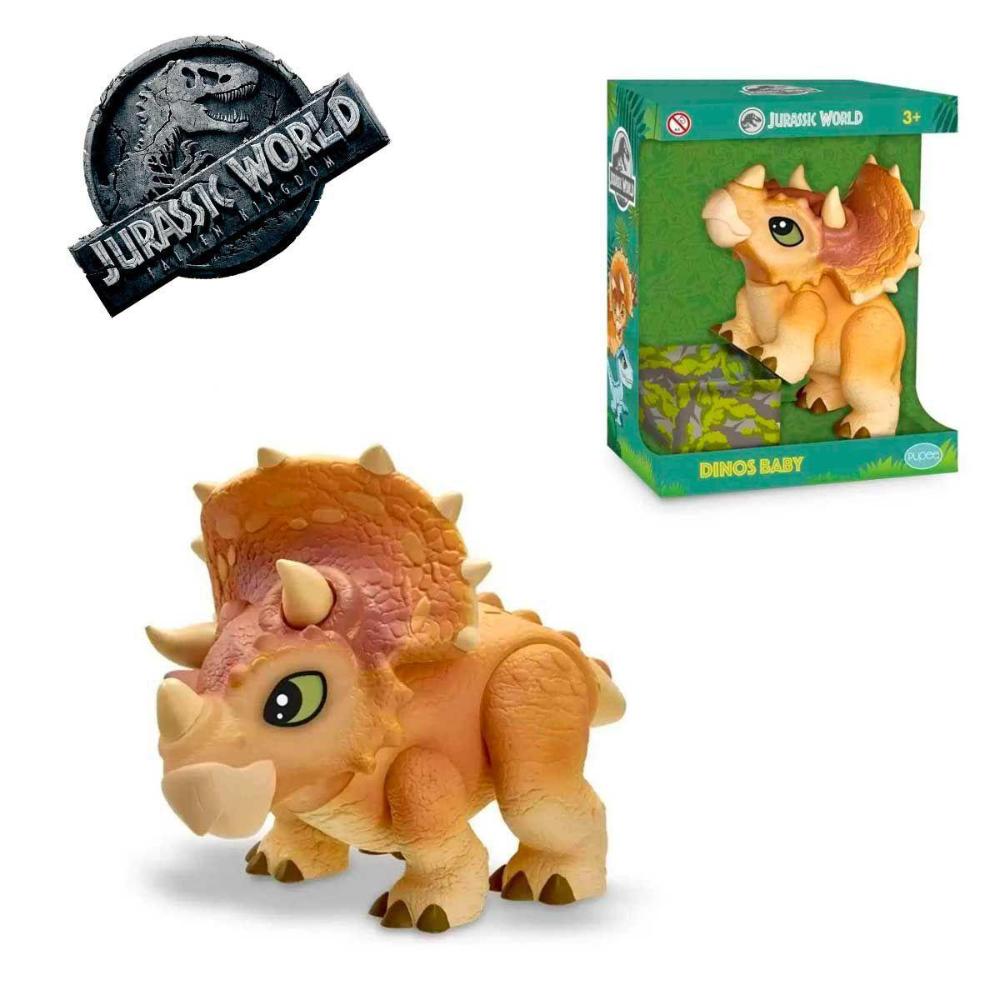 Boneco Dinossauro Baby Dino Triceratops Jurassic World - Tem Tem Digital -  Brinquedos e Papelaria, aqui tem!