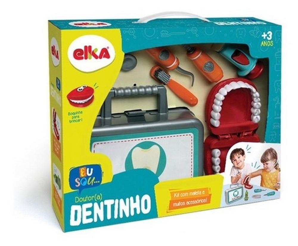 Maleta KIT Dentista Infantil Verde Paki TOYS 1270 - Ri Happy