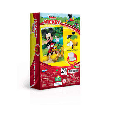 Quebra Cabeça Disney Junior Mickey E Pluto 60 Peças Jak