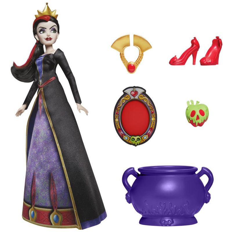 Boneca-Articulada---Disney-Vilas---Branca-de-Neve-e-os-Sete-Anoes---Rainha-Ma---28cm---Hasbro-0