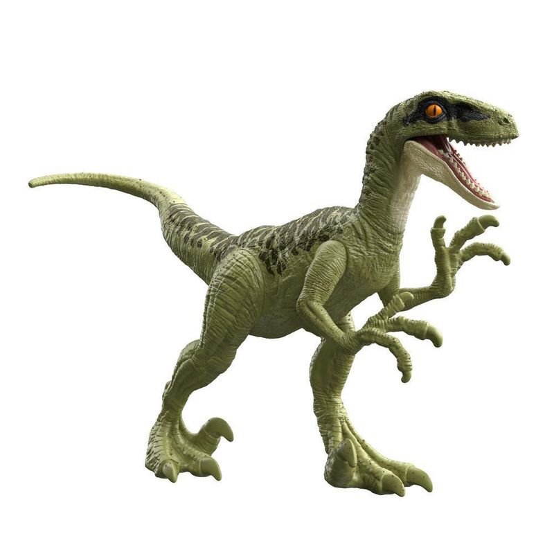 Figura-de-Acao---Jurassic-World---Rugido-Selvagem---Velociraptor---15-cm---Mattel-0