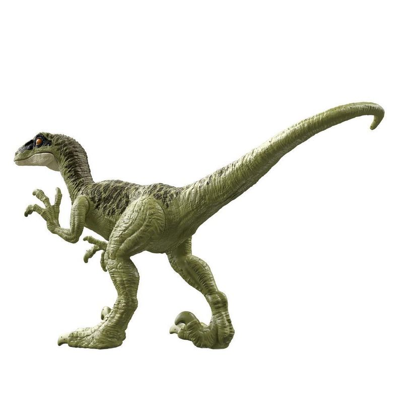 Figura-de-Acao---Jurassic-World---Rugido-Selvagem---Velociraptor---15-cm---Mattel-4