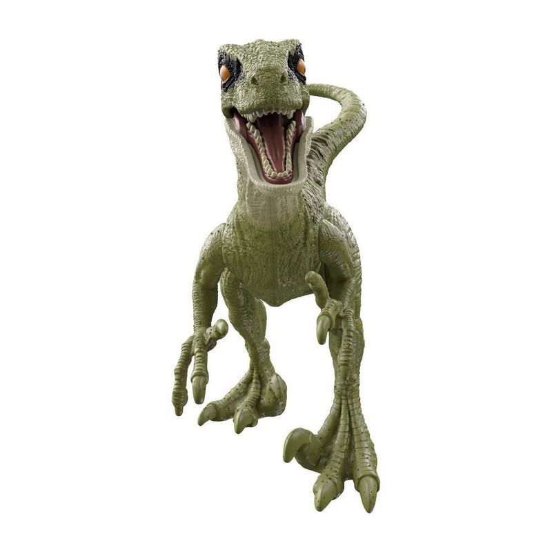 Figura-de-Acao---Jurassic-World---Rugido-Selvagem---Velociraptor---15-cm---Mattel-5