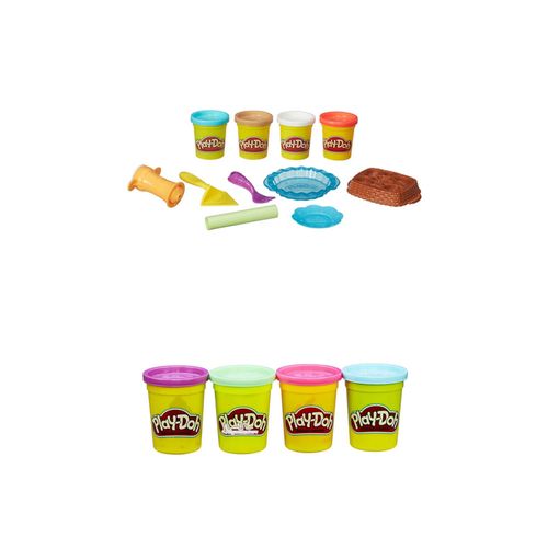 Kit Play-Doh - Tortas Divertidas e Cores Sortidas - Série Dinos - Hasbro