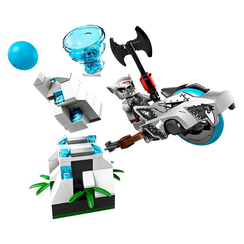 Lancador-com-Winzar-70106-LEGO-Legends-of-Chima-Torre-de-Gelo
