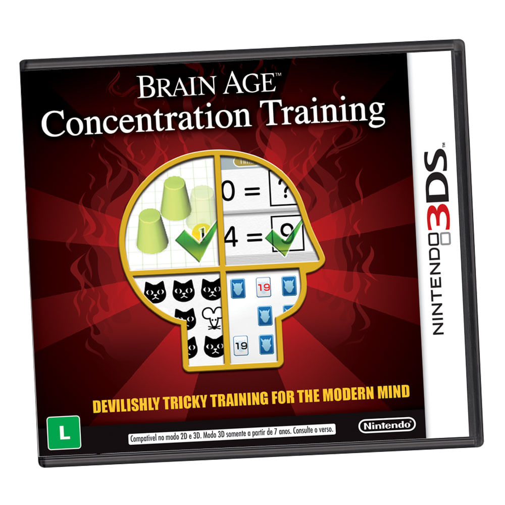 Concentration Training Brain Age Dr Kawashima Nintendo Ds Brain