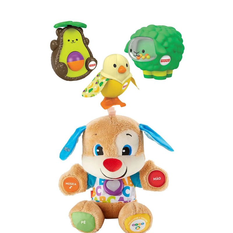 kit-fisher-price-pelucia-de-atividades-cachorrinho-e-conjunto-de-animais-deliciosos_frente