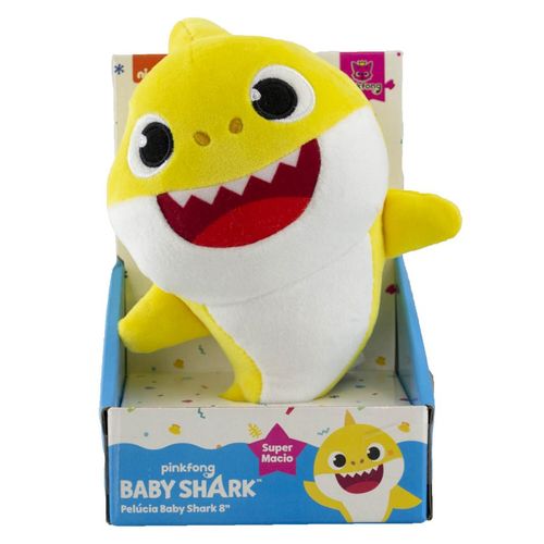 Pelúcia Musical - Baby Shark - Baby - 20 cm - Sunny